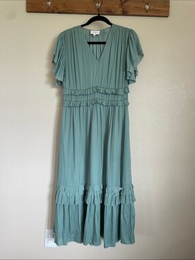 formal tropical dress Lady Black Tie - August Tropical Maxi Dress